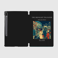 Thumbnail for VINTAGE G4117 - The Midnight Transfer - Designed iPad & Samsung Tablet Cases design on black samsung