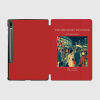 Thumbnail for VINTAGE G4117 - The Midnight Transfer - Designed iPad & Samsung Tablet Cases design on red samsung