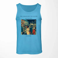 Thumbnail for VINTAGE G4117 - The Midnight Transfer - Designed Tank Tops design on skyblue