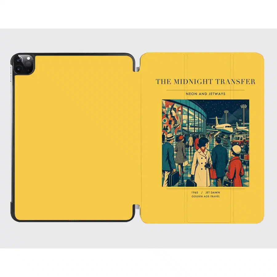 VINTAGE G4117 - The Midnight Transfer - Designed iPad & Samsung Tablet Cases design on yellow ipad