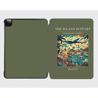 Thumbnail for VINTAGE G4118 - The Island Jetport - Designed iPad & Samsung Tablet Cases design on greenarmy ipad