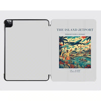 Thumbnail for VINTAGE G4118 - The Island Jetport - Designed iPad & Samsung Tablet Cases design on lightgray ipad