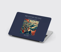 Thumbnail for VINTAGE G4120 - The Autumn Shuttle - Designed MacBook Cases design on navyblue