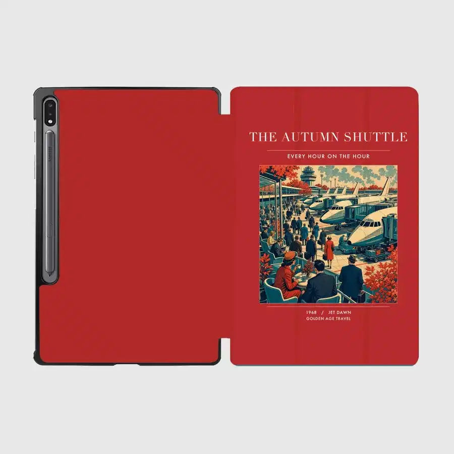 VINTAGE G4120 - The Autumn Shuttle - Designed iPad & Samsung Tablet Cases design on red samsung
