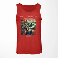 Thumbnail for VINTAGE G4120 - The Autumn Shuttle - Designed Tank Tops design on red