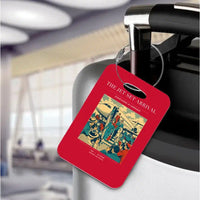 Thumbnail for VINTAGE G4121 - The Jet Set Arrival - Acrylic Luggage Tags design on red