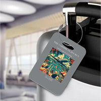 Thumbnail for VINTAGE G4122 - The Caribbean Jet Run - Acrylic Luggage Tags design on gray