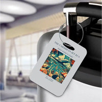 Thumbnail for VINTAGE G4122 - The Caribbean Jet Run - Acrylic Luggage Tags design on lightgray