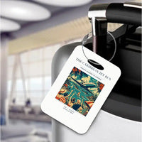 Thumbnail for VINTAGE G4122 - The Caribbean Jet Run - Acrylic Luggage Tags design on white
