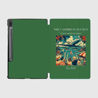 Thumbnail for VINTAGE G4122 - The Caribbean Jet Run - Designed iPad & Samsung Tablet Cases design on green samsung