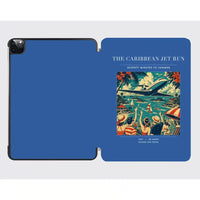 Thumbnail for VINTAGE G4122 - The Caribbean Jet Run - Designed iPad & Samsung Tablet Cases design on blue ipad