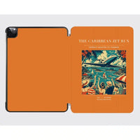 Thumbnail for VINTAGE G4122 - The Caribbean Jet Run - Designed iPad & Samsung Tablet Cases design on orange ipad