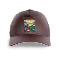 Thumbnail for VINTAGE G4126 - The Training Jets - Printed Hat design on brown