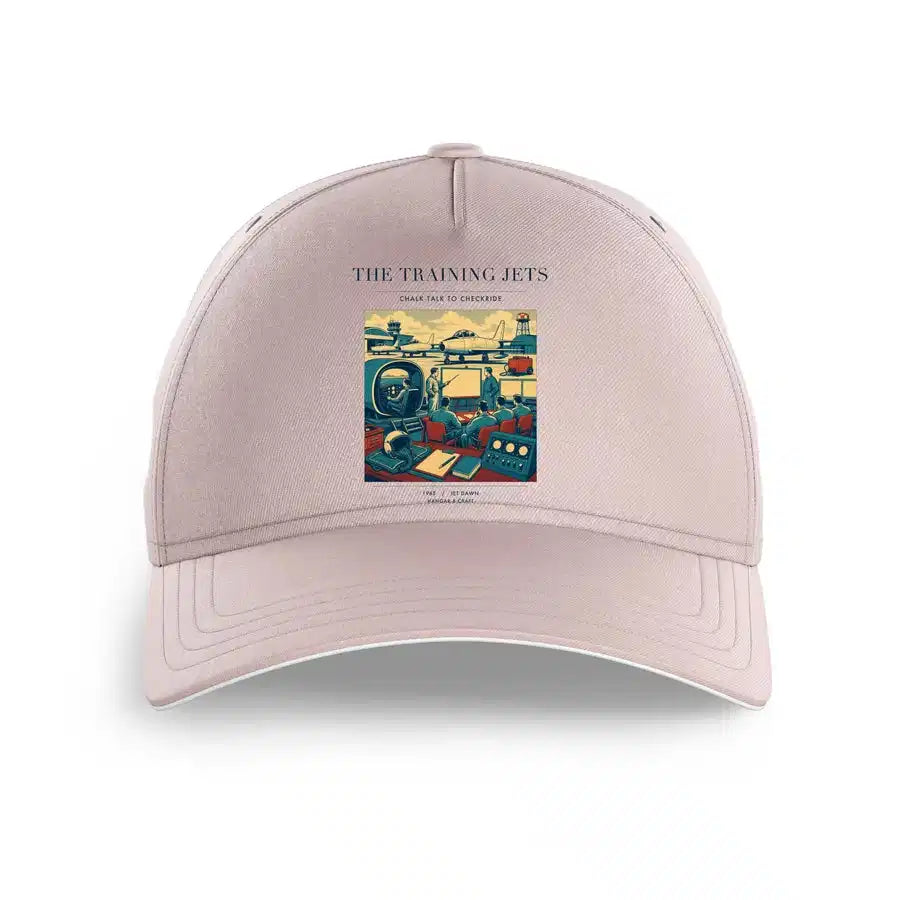 VINTAGE G4126 - The Training Jets - Printed Hat design on pink