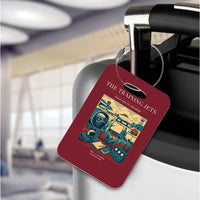 Thumbnail for VINTAGE G4126 - The Training Jets - Acrylic Luggage Tags design on darkred