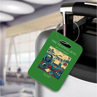 Thumbnail for VINTAGE G4126 - The Training Jets - Acrylic Luggage Tags design on green