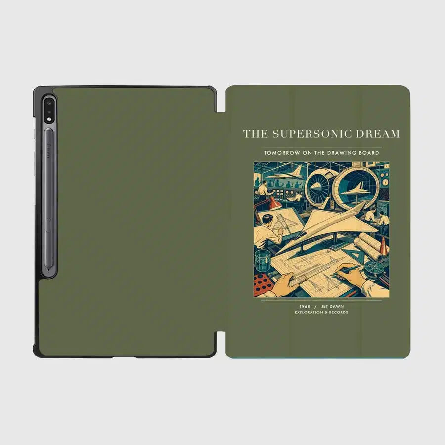 VINTAGE G4128 - The Supersonic Dream - Designed iPad & Samsung Tablet Cases design on greenarmy samsung