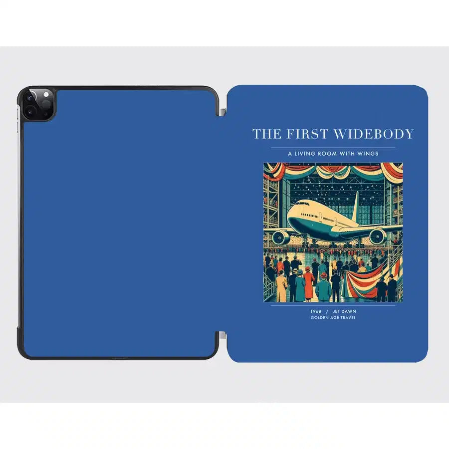 VINTAGE G4134 - The First Widebody - Designed iPad & Samsung Tablet Cases design on blue ipad