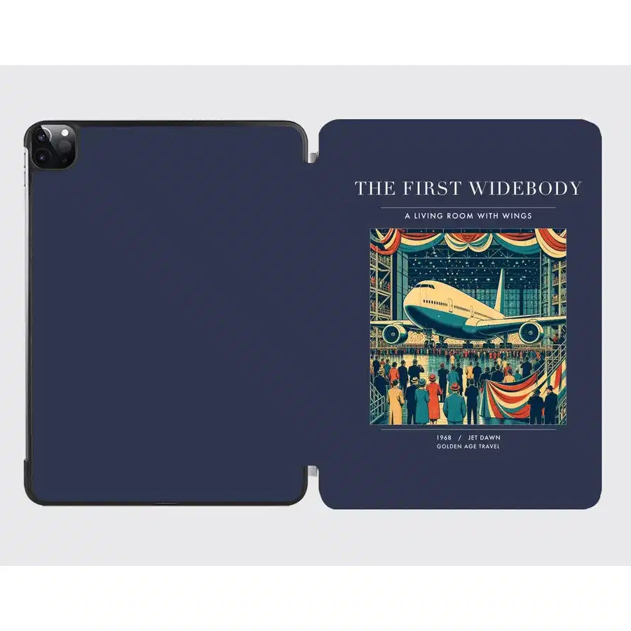 VINTAGE G4134 - The First Widebody - Designed iPad & Samsung Tablet Cases design on navyblue ipad