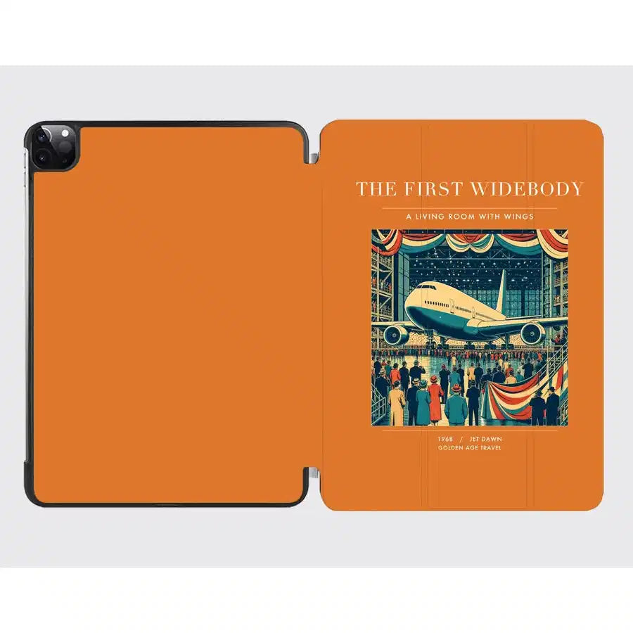 VINTAGE G4134 - The First Widebody - Designed iPad & Samsung Tablet Cases design on orange ipad