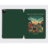 Thumbnail for VINTAGE G4135 - The Contrail Evening - Designed iPad & Samsung Tablet Cases design on darkgreen ipad