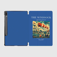 Thumbnail for VINTAGE G4136 - The Windsock - Designed iPad & Samsung Tablet Cases design on blue samsung