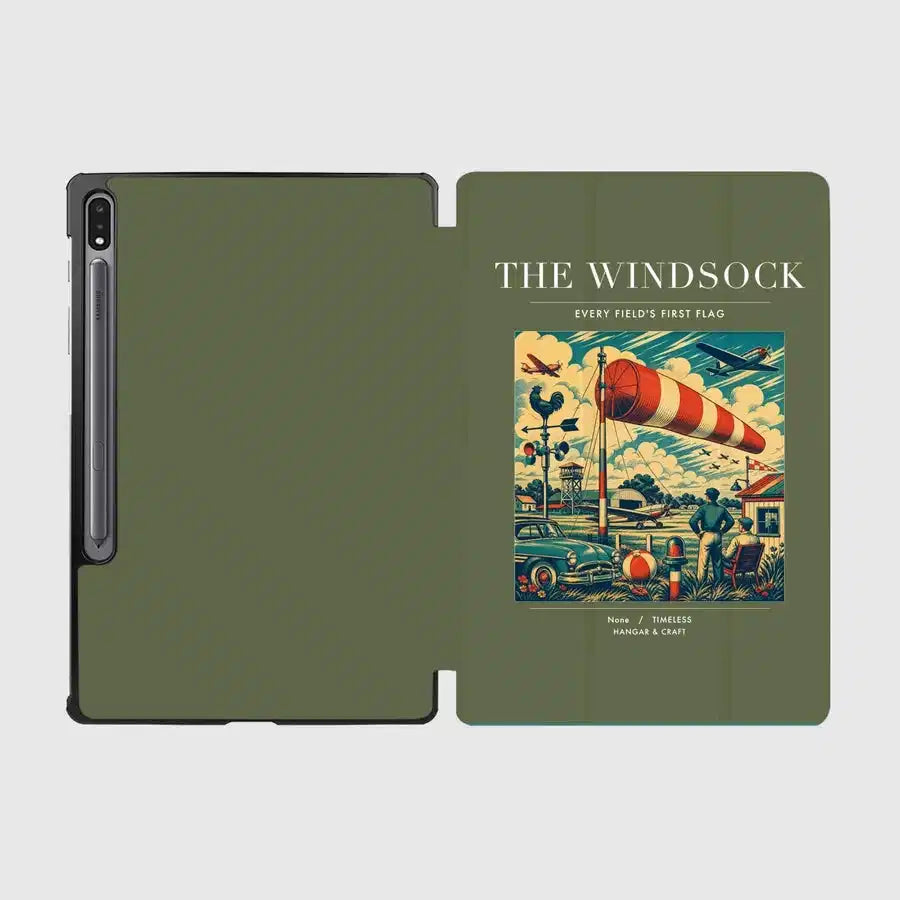 VINTAGE G4136 - The Windsock - Designed iPad & Samsung Tablet Cases design on greenarmy samsung