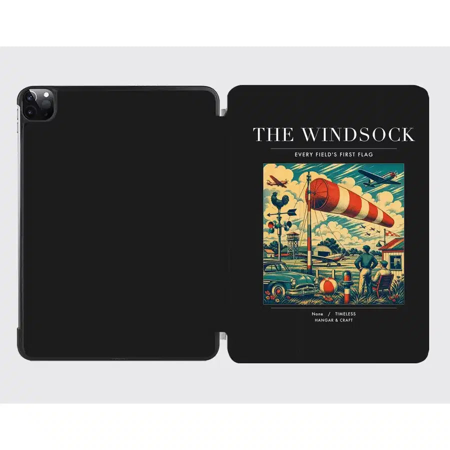 VINTAGE G4136 - The Windsock - Designed iPad & Samsung Tablet Cases design on black ipad