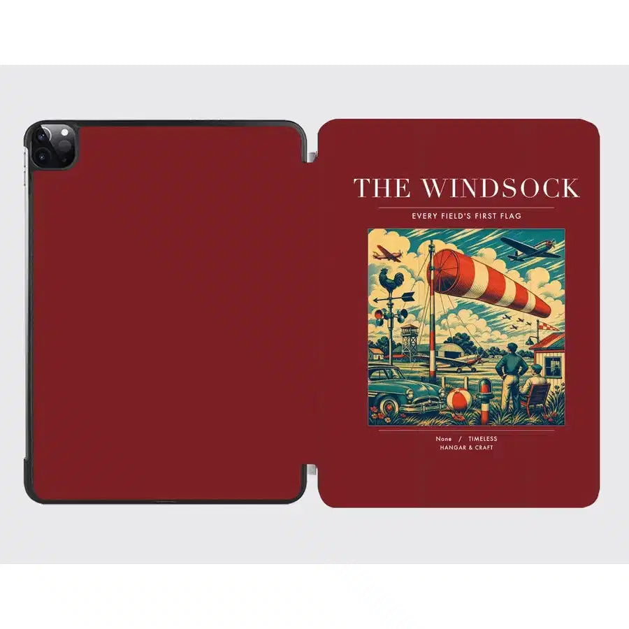 VINTAGE G4136 - The Windsock - Designed iPad & Samsung Tablet Cases design on darkred ipad