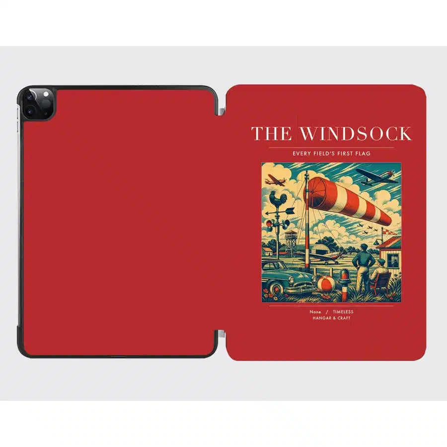 VINTAGE G4136 - The Windsock - Designed iPad & Samsung Tablet Cases design on red ipad
