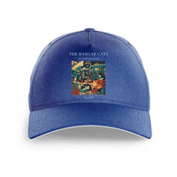 Thumbnail for VINTAGE G4137 - The Hangar Cats - Printed Hat design on blue
