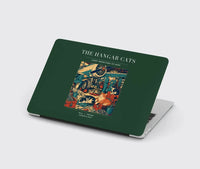 Thumbnail for VINTAGE G4137 - The Hangar Cats - Designed MacBook Cases design on darkgreen