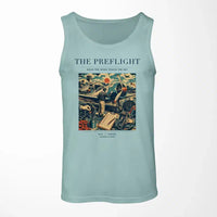 Thumbnail for VINTAGE G4138 - The Preflight - Designed Tank Tops design on lightgreen