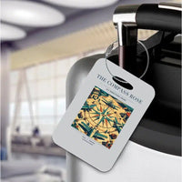 Thumbnail for VINTAGE G4139 - The Compass Rose - Acrylic Luggage Tags design on lightgray