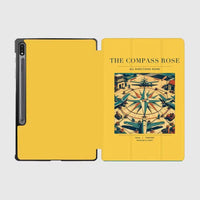 Thumbnail for VINTAGE G4139 - The Compass Rose - Designed iPad & Samsung Tablet Cases design on yellow samsung