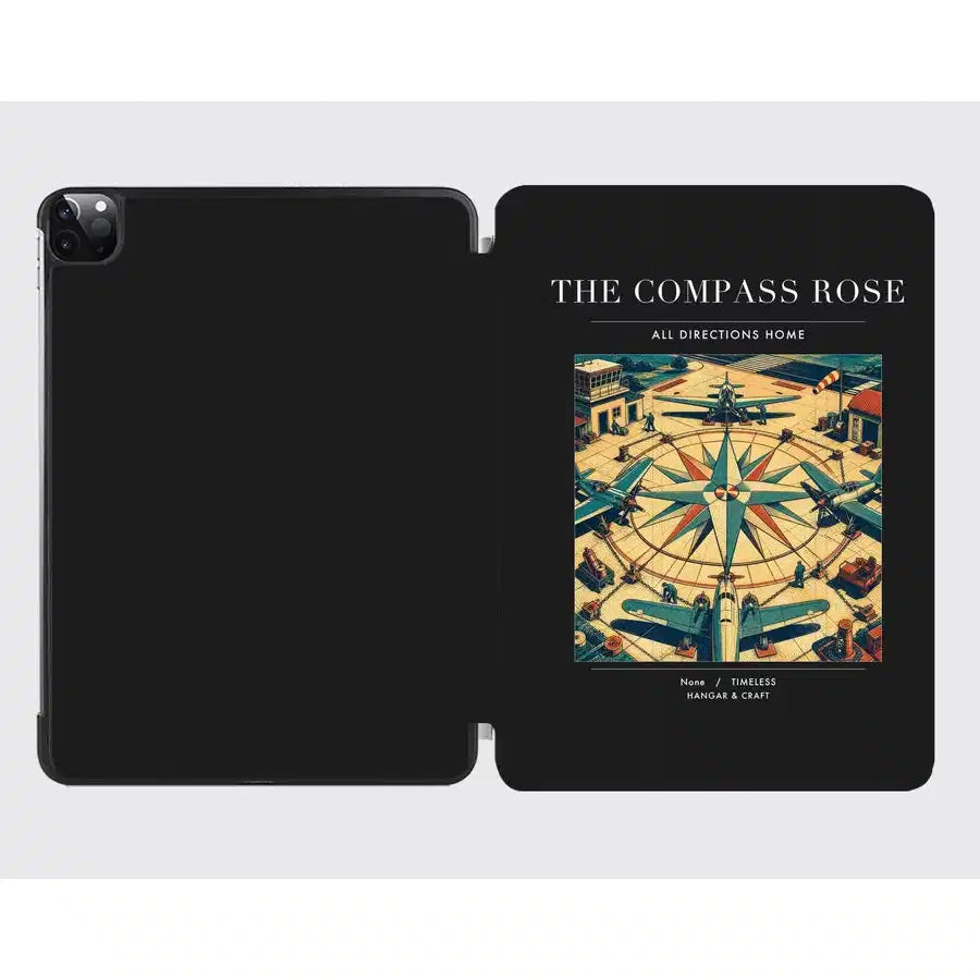 VINTAGE G4139 - The Compass Rose - Designed iPad & Samsung Tablet Cases design on black ipad