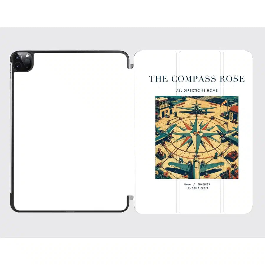 VINTAGE G4139 - The Compass Rose - Designed iPad & Samsung Tablet Cases design on white ipad