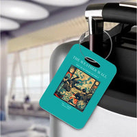Thumbnail for VINTAGE G4141 - The Weather Wall - Acrylic Luggage Tags design on turquoise