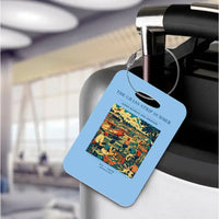 Thumbnail for VINTAGE G4142 - The Grass Strip Summer - Acrylic Luggage Tags design on lightblue