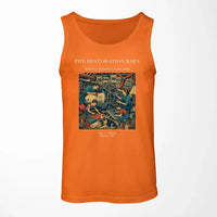 Thumbnail for VINTAGE G4143 - The Restoration Barn - Designed Tank Tops design on orange