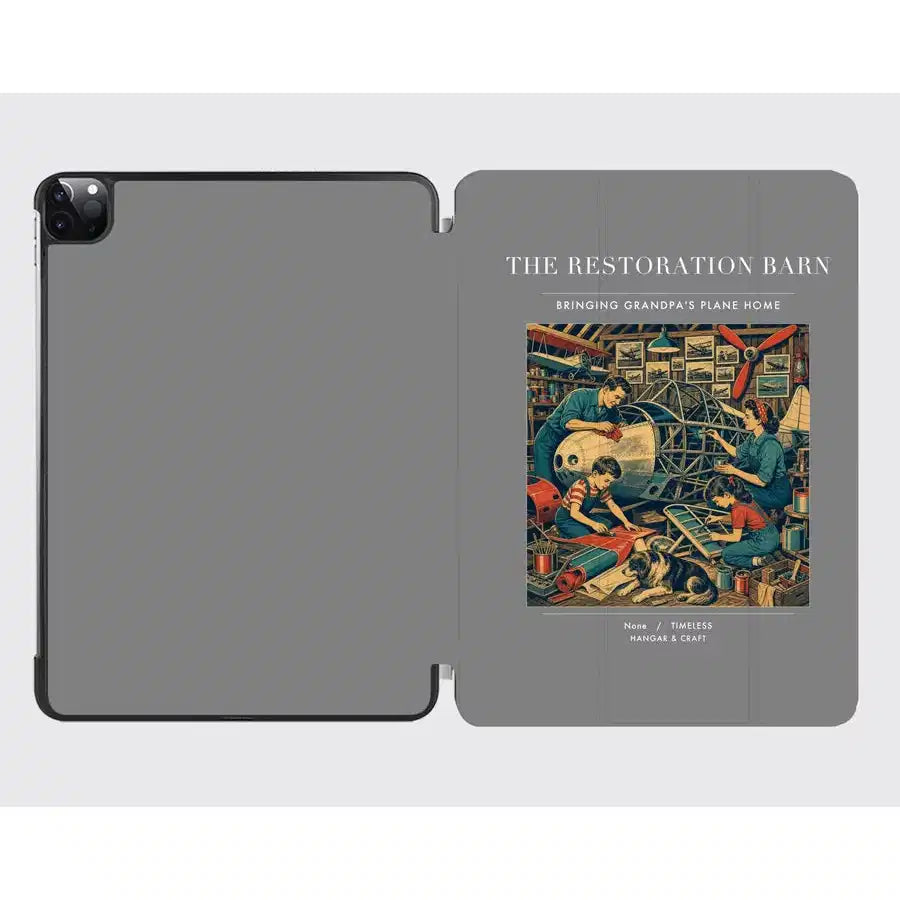 VINTAGE G4143 - The Restoration Barn - Designed iPad & Samsung Tablet Cases design on gray ipad