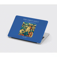 Thumbnail for VINTAGE G4144 - The First Solo - Designed MacBook Cases design on blue