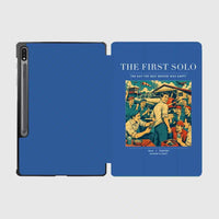 Thumbnail for VINTAGE G4144 - The First Solo - Designed iPad & Samsung Tablet Cases design on blue samsung