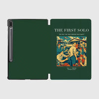 Thumbnail for VINTAGE G4144 - The First Solo - Designed iPad & Samsung Tablet Cases design on darkgreen samsung