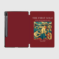 Thumbnail for VINTAGE G4144 - The First Solo - Designed iPad & Samsung Tablet Cases design on darkred samsung