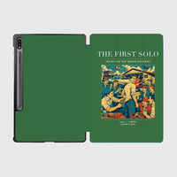 Thumbnail for VINTAGE G4144 - The First Solo - Designed iPad & Samsung Tablet Cases design on green samsung