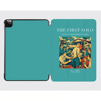 Thumbnail for VINTAGE G4144 - The First Solo - Designed iPad & Samsung Tablet Cases design on turquoise ipad