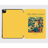 Thumbnail for VINTAGE G4144 - The First Solo - Designed iPad & Samsung Tablet Cases design on yellow ipad