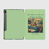 Thumbnail for VINTAGE G4146 - The Morning Mail Run - Designed iPad & Samsung Tablet Cases design on lightgreen samsung