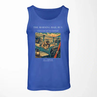 Thumbnail for VINTAGE G4146 - The Morning Mail Run - Designed Tank Tops design on blue